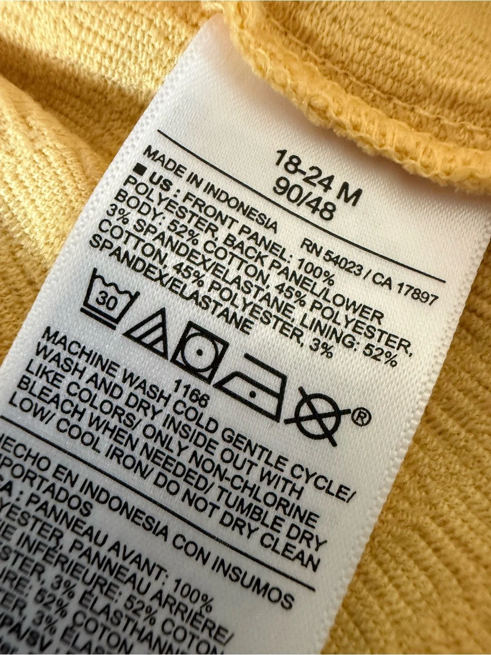 Old Navy Yellow Crochet-Panel Dress with Bloomers